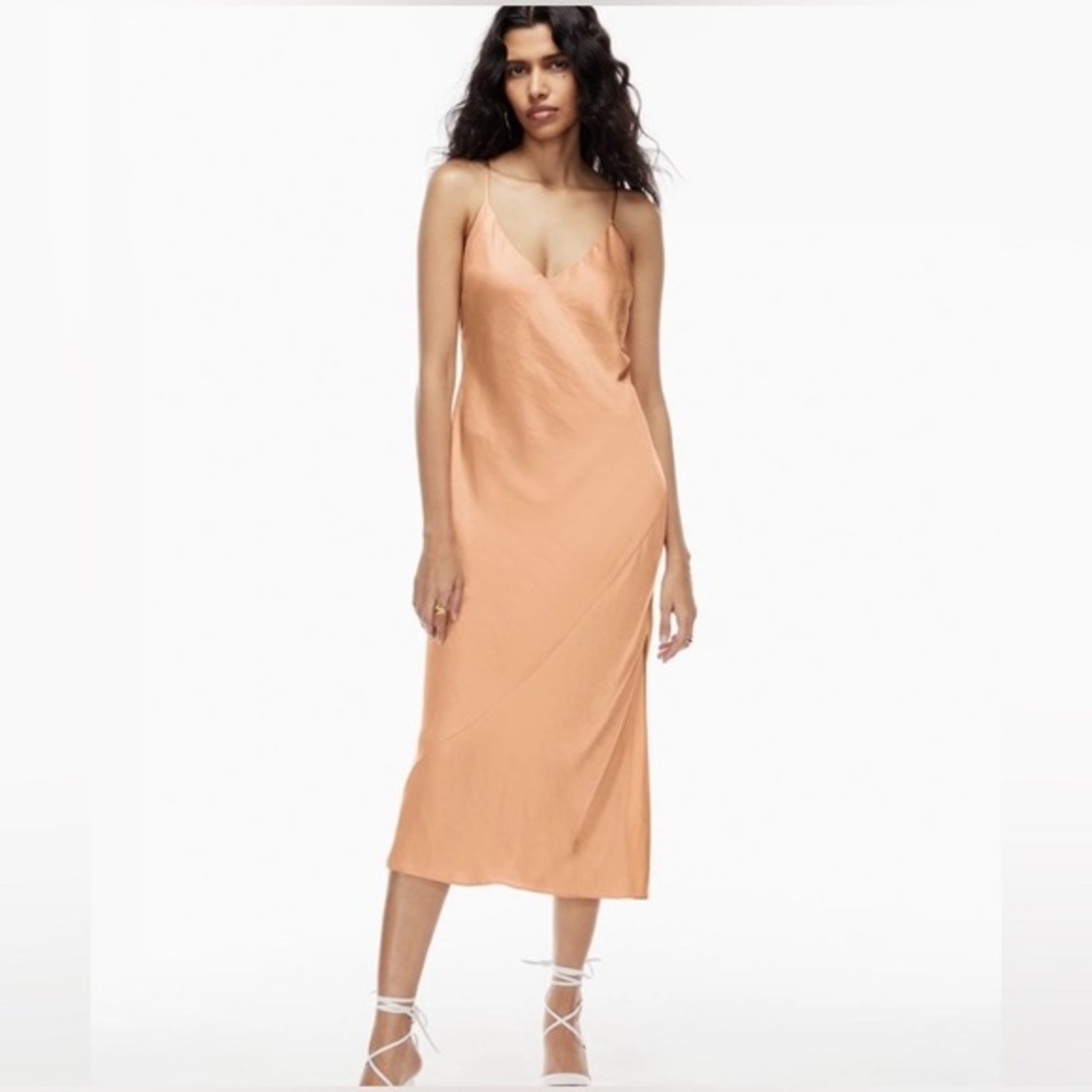 NWT Aritzia Wilfred Only Satin Slip Dress